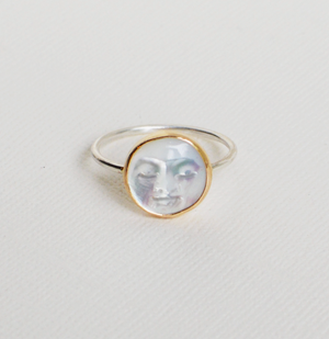 Pearl Moon Ring - 9