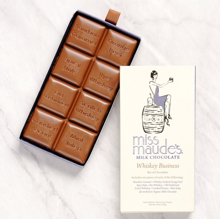 Whiskey Chocolate Bar - Milk Chocolate