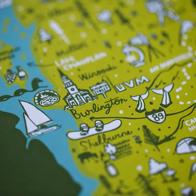 Long Trail Unframed Limited Edition Print - 11x14