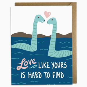 love hard to find lake monster card - KF1