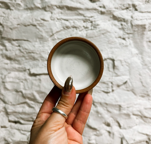 Laura White Pottery Small Rounded Dish