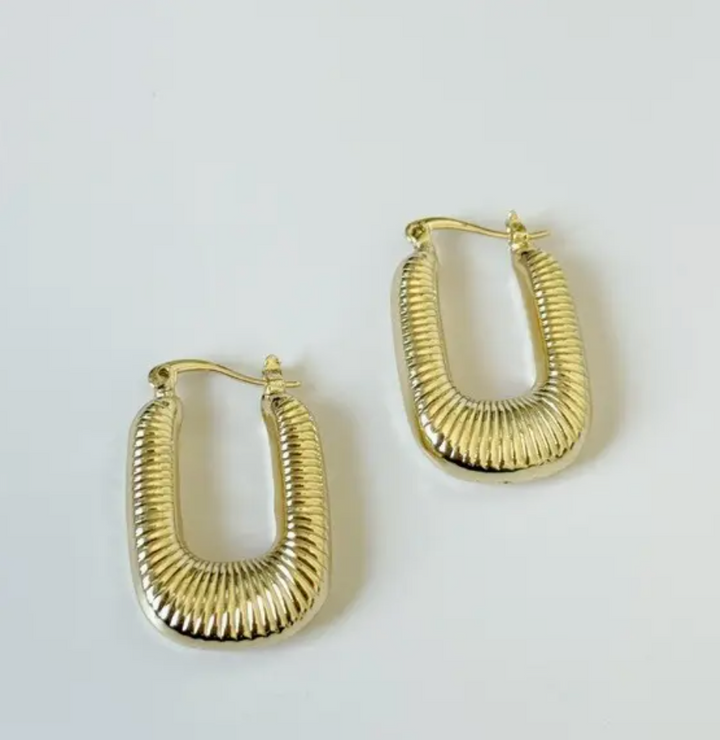 Marlow Hoops - 14k Gold Plated