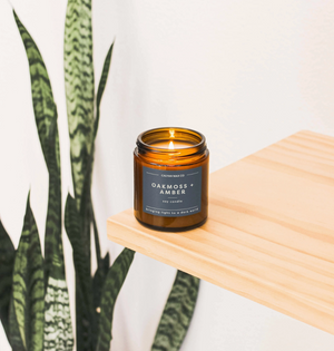 Oakmoss + Amber Mini Candle - 4oz