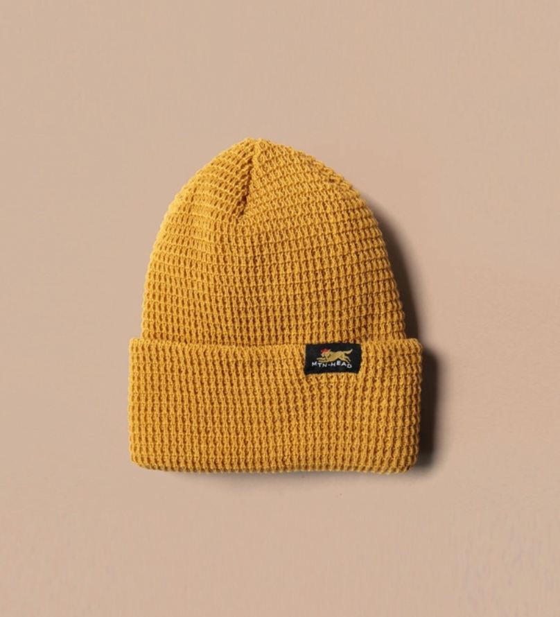 Waffle Toque - Mustard