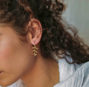 Floret Earrings - Gold Vermeil