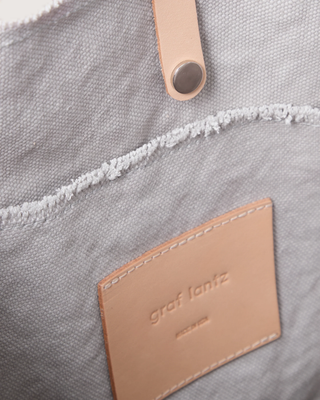 Canvas Tote Stone Vanchetta