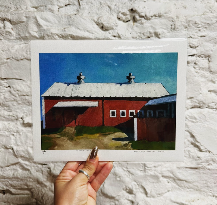 Starr Farm Barn Burlington Print - 8x10