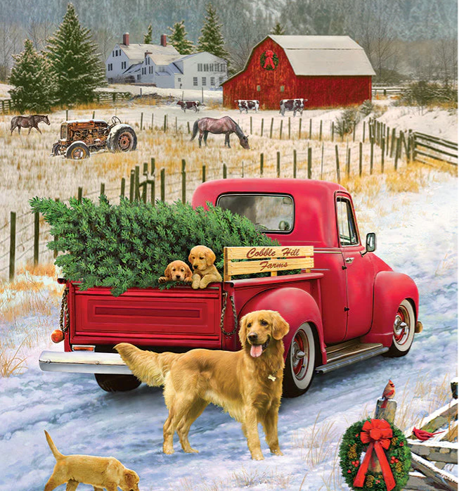 Christmas on the Farm Puzzle - 1000 piece