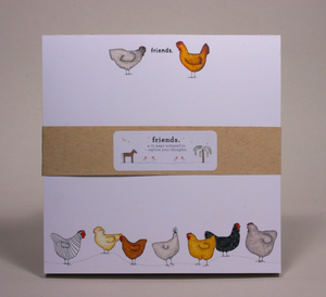 Friends Chicken Square Notepad