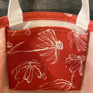 Black Eyed Susan Large Tote Orange Peel