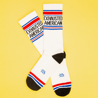 Exhausted American Gym Sock