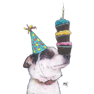 balanced birthday 140 card