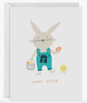 Egg Hunting Easter Bunny Card - TP7