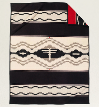 Pendleton American Indian College Fund Twin Jaquard Blanket - Water Red Multi ZE788