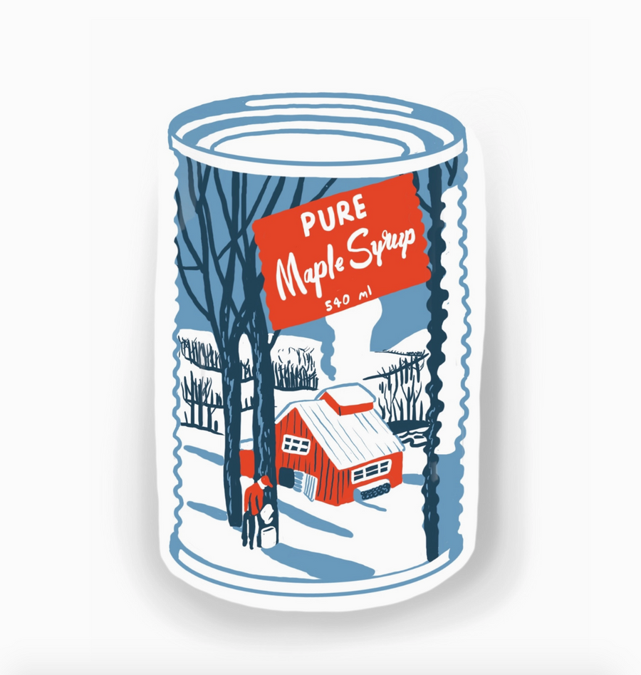 Maple Syrup Sticker