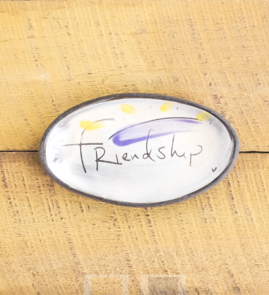 Vermont-Made Mini Oval Dish - Friendship