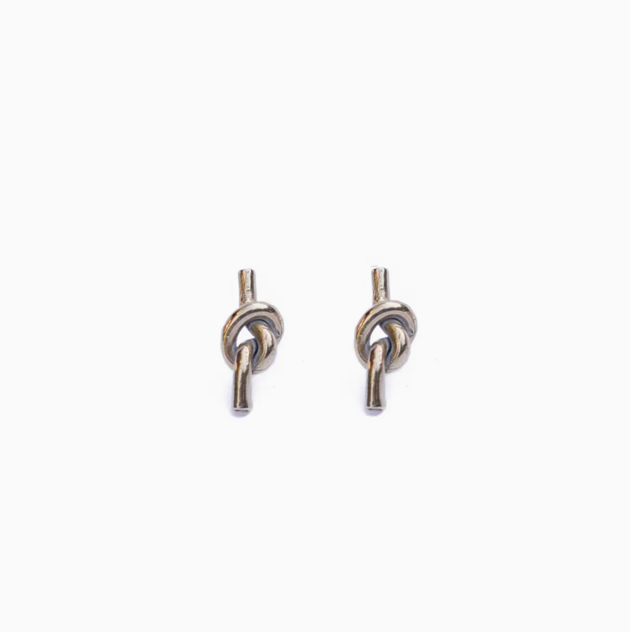 Small Knot Studs Brass