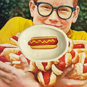 Handmade Trinket Dish - Hot Dog