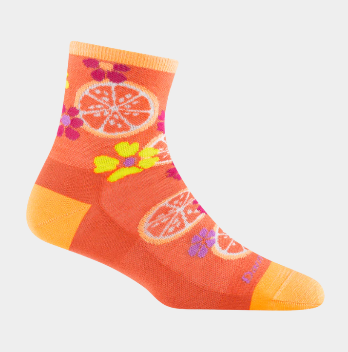 Darn Tough Women's Fruit Stand Shorty Socks - 6102 Grapefruit