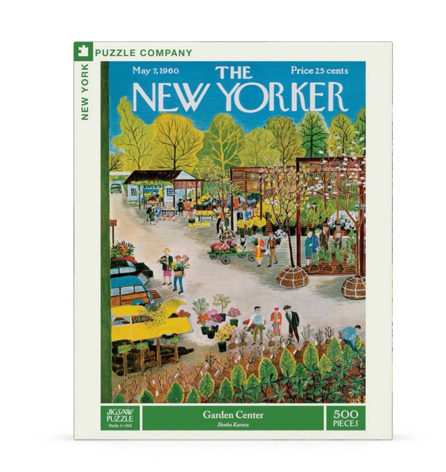 New Yorker Cover Garden Center Puzzle - 500 Piece