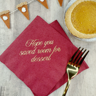 Room For Dessert Cocktail Napkins