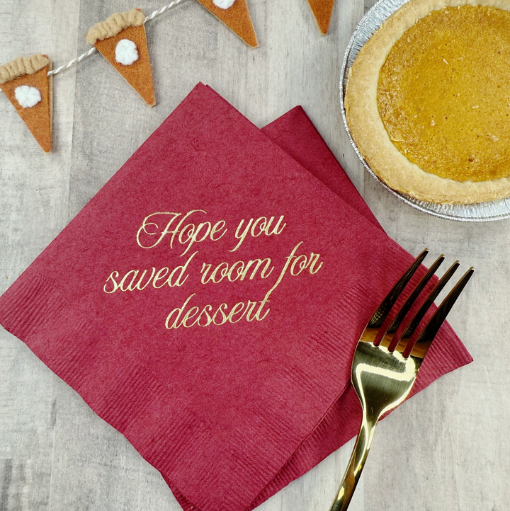 Room For Dessert Cocktail Napkins