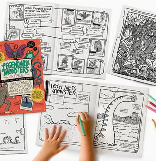 Legendary Monsters &amp; Cryptids Coloring Book