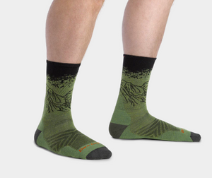 Men's Number 2 Micro Crew Sock - Green