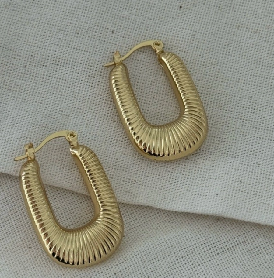 Marlow Hoops - 14k Gold Plated