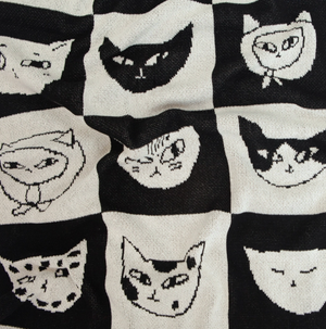 Cat Bingo Mini Blanket