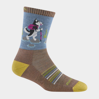 Darn Tough Women's Critter Club Sock - Bark