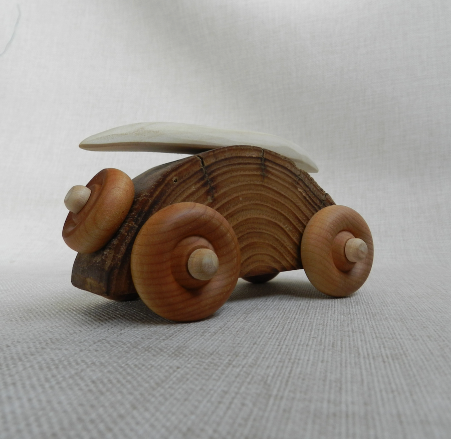 Rustic Canoe Car Toy