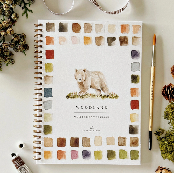 Watercolors Workbook - Woodland