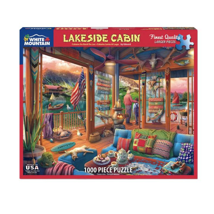 Lakeside Cabin Puzzle - 1000 Piece