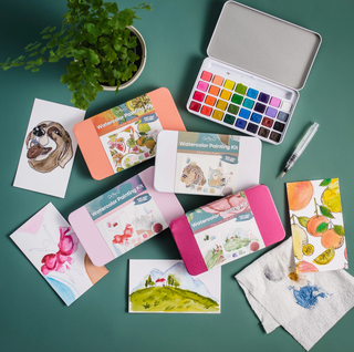 Italian Fields Watercolor Painting Kit