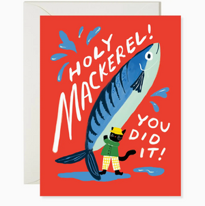 holy mackerel you did it card - KS4