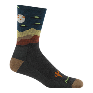Darn Tough Mens Spaced Out Hiking Sock - Charcoal 5051
