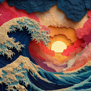 Great Wave No. 2 Puzzle