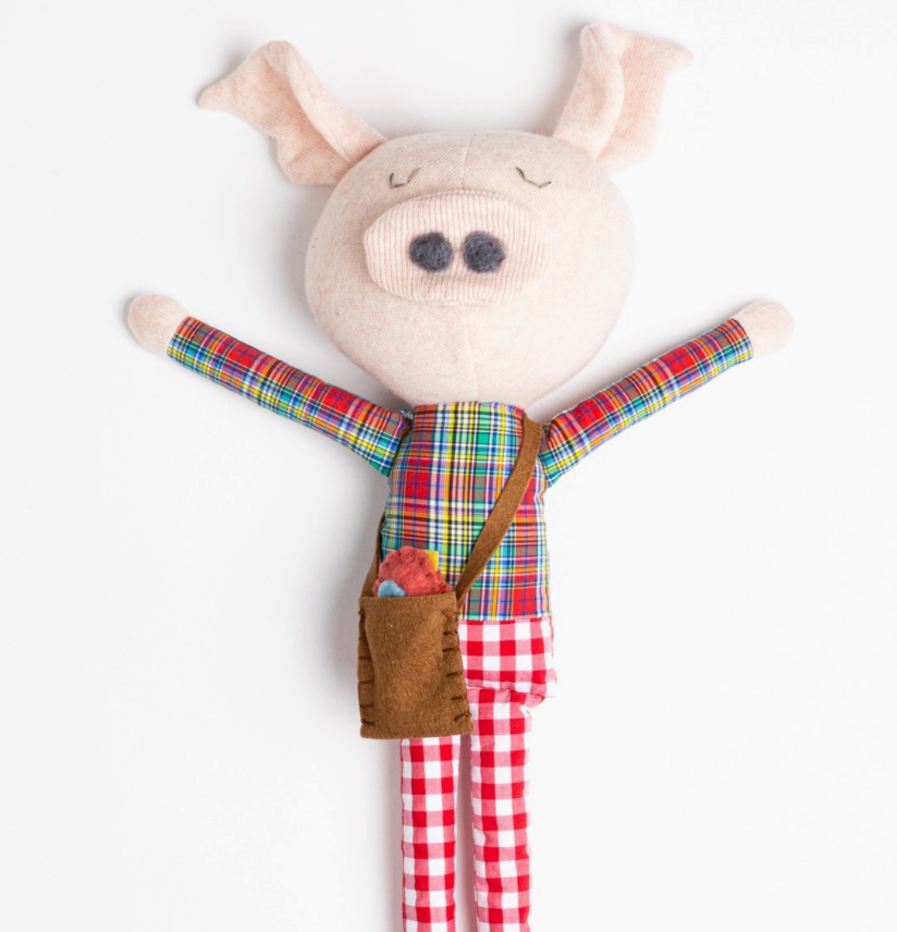 Gender Neutral 18" Stuffie - Pig