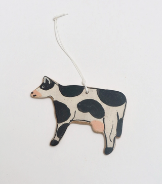Cow Ceramic Ornament