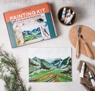 Mountain Valley Palette Knife Painting Kit