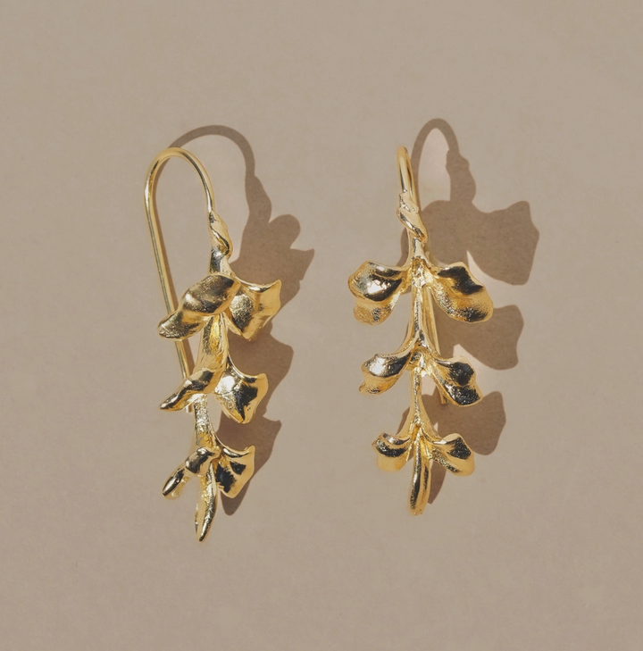 Floret Earrings - Gold Vermeil