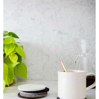 Bierfizl Round Felt Coasters - Earth