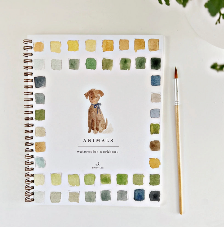 Watercolors Workbook - Animals