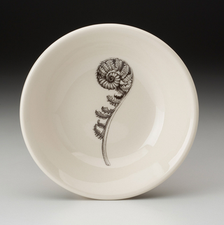 Laura Zindel Sauce Bowl - Coiled Wood Fern