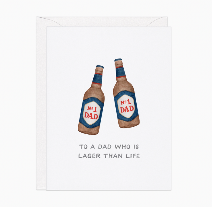 lager than life card - AZ7