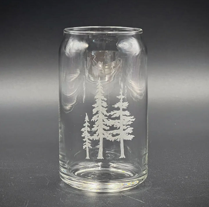 3 Trees 16oz Can Glass