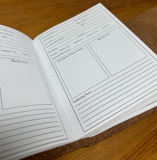 Vermont Made Leather Foraging Journal