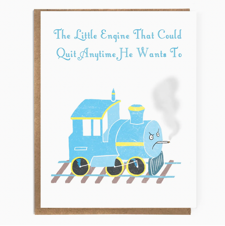 little engine that could quit card - ZD8