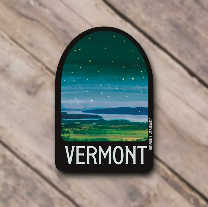 Green Mountains Vermont Vinyl Sticker